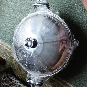 Daewoo Copper Bottom Stainless Steel 14"  Wok Set